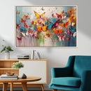 Abstract Butterfly Wall Art Canvas Print