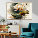 Lotus Flower Watercolor Canvas Print – A Symbol of Serenity by MyGreatCanvas | Canvas Wall Art Prints | Photo Prints & Wall Decor