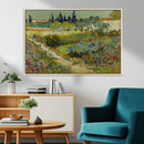 Vincent van Gogh Garden at Arles Wall Art Canvas Print