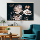 Pink Peonies Flowers Large Canvas Art Print