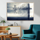 Jesus and the Fading Cross Wall Art Print – Symbol of Faith, by MyGreatCanvas | Canvas Wall Art Prints | Photo Prints & Wall Decor