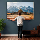 Vintage Old Barn Field Wall Art Canvas Print for Farmhouse by MyGreatCanvas | Canvas Wall Art Prints | Photo Prints & Wall Decor