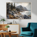 Serene Coastal View of Acadia National Park - Stunning