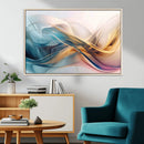 Abstract Flowing Colors Wall Art Canvas Print