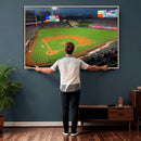 Angel Stadium Aerial Canvas Print – Los Angeles Angels