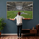 Dallas Cowboys Football Team Print - Arlington AT&T Stadium