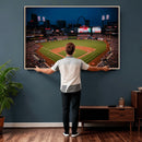 St. Louis Cardinals Baseball Team Print - Busch Stadium Wall