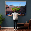 Cincinnati Reds Baseball Canvas Print - American Ball