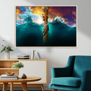God Hand Wall Art Canvas Print