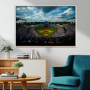 3-Panel Kauffman Stadium Wall Art Print | Large Kansas City
