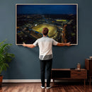 Michigan Wolverines Football Team Print - Michigan Stadium