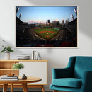 PNC Park Evening Game Triple Canvas Wall Art - Pittsburgh