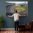 New York Yankees Baseball Team Print - Yankee Stadium Wall