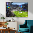 Tottenham Hotspur Stadium Canvas Print, Match Day Triple