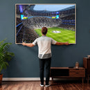 Tottenham Hotspur Stadium Canvas Print, Match Day Triple