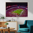Bryant-Denny Stadium Night Game Triple Canvas Wall Art - by MyGreatCanvas | Canvas Wall Art Prints | Photo Prints & Wall Decor