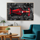 Ferrari Pit Stop Canvas Wall Art – Precision and Speed