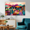 Abstract Kusama Print - Landscape Canvas Wall Art Print -
