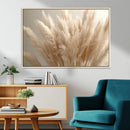 Pampas Grass Canvas Wall Art - Elegant Neutral Decor for