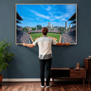 Wrigley Field Chicago Cubs Panoramic Art Multi-Piece Canvas