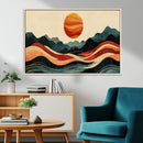 Mountain Triptych Wall Art Canvas Print – Western Nature