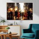 Abstract Jazz Art Wall Art Canvas Print – Colorful Musical