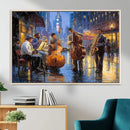 Colorful Jazz Wall Art - African American Music Canvas Print