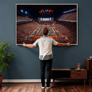 Texas Stadium Night Game Wall Art Canvas Print – Vibrant
