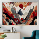 Abstract Mountain Wall Art Canvas Print – Vibrant Stylized by MyGreatCanvas | Canvas Wall Art Prints | Photo Prints & Wall Decor