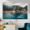Amalfi Coast Wall Art – Framed Italian Seaside Canvas by MyGreatCanvas | Canvas Wall Art Prints | Photo Prints & Wall Decor