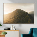 Mountain Wall Art – Framed Sunset Landscape Canvas Artwork, by MyGreatCanvas | Canvas Wall Art Prints | Photo Prints & Wall Decor