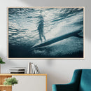 Underwater Surf Wall Art – Framed Ocean Wave Canvas Artwork, by MyGreatCanvas | Canvas Wall Art Prints | Photo Prints & Wall Decor