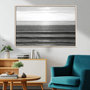 Monochrome Ocean Wall Art Canvas Print – Framed Moody Ocean by MyGreatCanvas | Canvas Wall Art Prints | Photo Prints & Wall Decor
