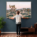 Joshua Tree Park Wall Art Canvas Print – Framed Desert Road by MyGreatCanvas | Canvas Wall Art Prints | Photo Prints & Wall Decor