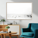 Monochrome Swimming Wall Art Canvas Print – Framed Ocean by MyGreatCanvas | Canvas Wall Art Prints | Photo Prints & Wall Decor