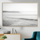 Black and White Seascape Wall Art Canvas Print – Framed by MyGreatCanvas | Canvas Wall Art Prints | Photo Prints & Wall Decor