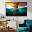 Faith Wall Decor Canvas Print – Framed Christian Art Picture by MyGreatCanvas | Canvas Wall Art Prints | Photo Prints & Wall Decor