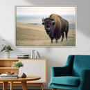 Bison Wall Art Canvas Print – Framed Buffalo American Bison