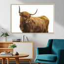Highland Cow Wall Art Canvas Print – Framed Farmhouse Rustic by MyGreatCanvas | Canvas Wall Art Prints | Photo Prints & Wall Decor