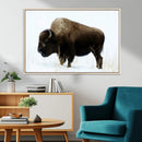 Bison Wall Art Canvas Print – Framed Western Wildlife