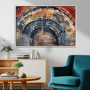 Tree Rings Wall Art Canvas Print – Framed Petrified Wood by MyGreatCanvas | Canvas Wall Art Prints | Photo Prints & Wall Decor