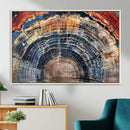 Tree Rings Wall Art Canvas Print – Framed Wood Art Picture by MyGreatCanvas | Canvas Wall Art Prints | Photo Prints & Wall Decor