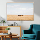 Bison Grassland Wall Art – Framed Minimal Nature Canvas by MyGreatCanvas | Canvas Wall Art Prints | Photo Prints & Wall Decor
