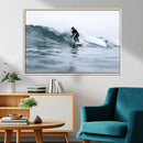 Surfer on Wave Wall Art Canvas Print – Framed Ocean by MyGreatCanvas | Canvas Wall Art Prints | Photo Prints & Wall Decor