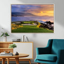 Pebble Beach Golf Wall Art Canvas Print – Iconic Coastal by MyGreatCanvas | Canvas Wall Art Prints | Photo Prints & Wall Decor