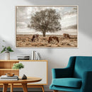 Texas Longhorn Cattle Wall Art, Rustic Western Ranch Canvas by MyGreatCanvas | Canvas Wall Art Prints | Photo Prints & Wall Decor