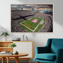 Chicago Bears Soldiers Field Wall Art Canvas Print – Framed