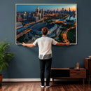 Chicago Bears Soldiers Field Wall Art Canvas Print – Framed