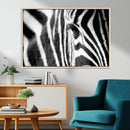 Zebra Stripes Wall Art Canvas Print – Black White Contrast by MyGreatCanvas | Canvas Wall Art Prints | Photo Prints & Wall Decor