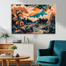 Japanese Landscape Wall Art Canvas Print – Mount Fuji by MyGreatCanvas | Canvas Wall Art Prints | Photo Prints & Wall Decor